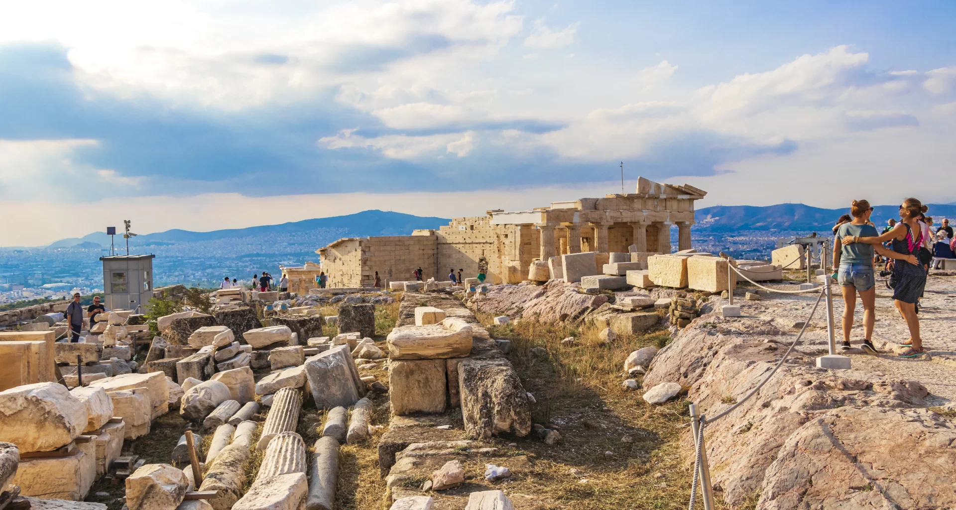 Ancient Acropolis in Athens Greece