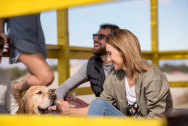 Dog park area at Love's Travel Stop